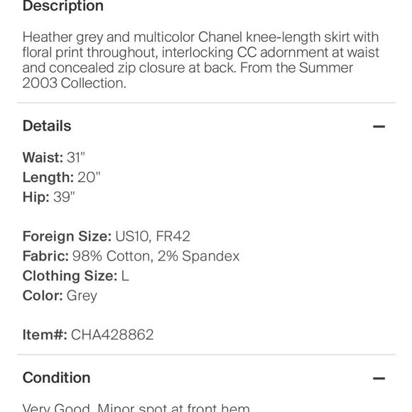 Chanel Logo Skirt 42 - Malibu Barbie! - Picture 6 of 7